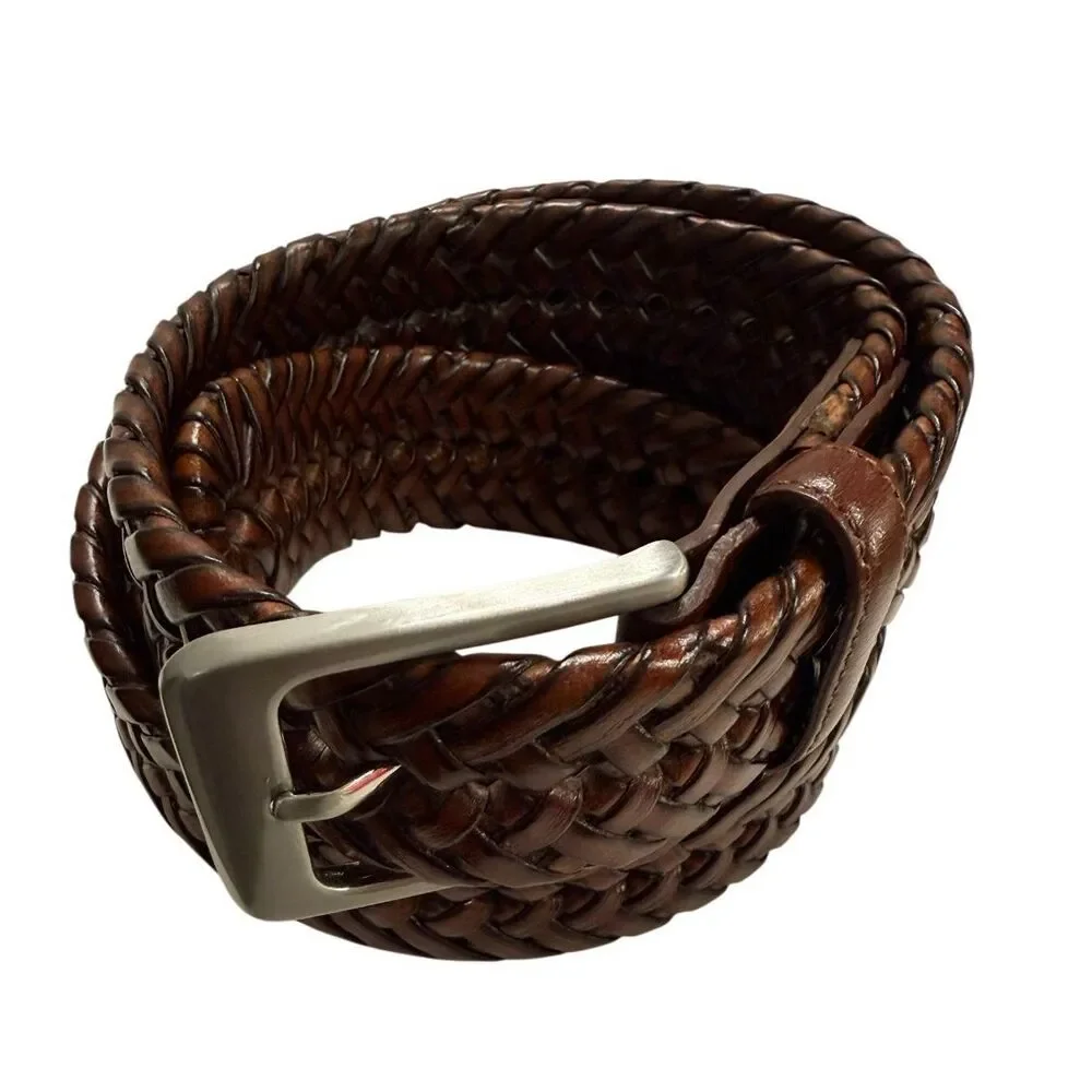 Braided Leather Belt Men’s Sz. 44